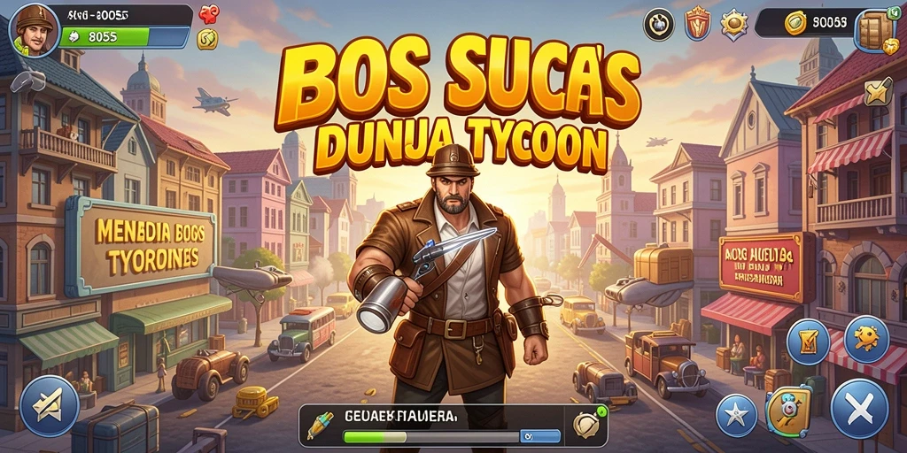 Tangkapan layar gameplay Tycoon yang mendebarkan dari 8055.