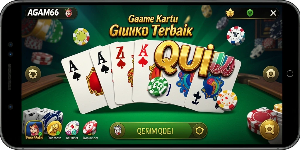 Tampilan gameplay QiuQiu yang menegangkan dan seru.