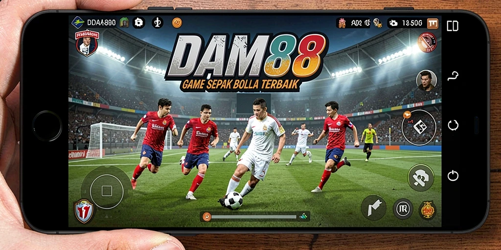 Gameplay mendebarkan dalam permainan sepak bola DAM88.
