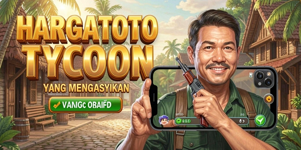 Tangkapan layar HARGATOTO menampilkan gameplay menarik saat membangun bisnis.